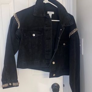 Black jeans jacket